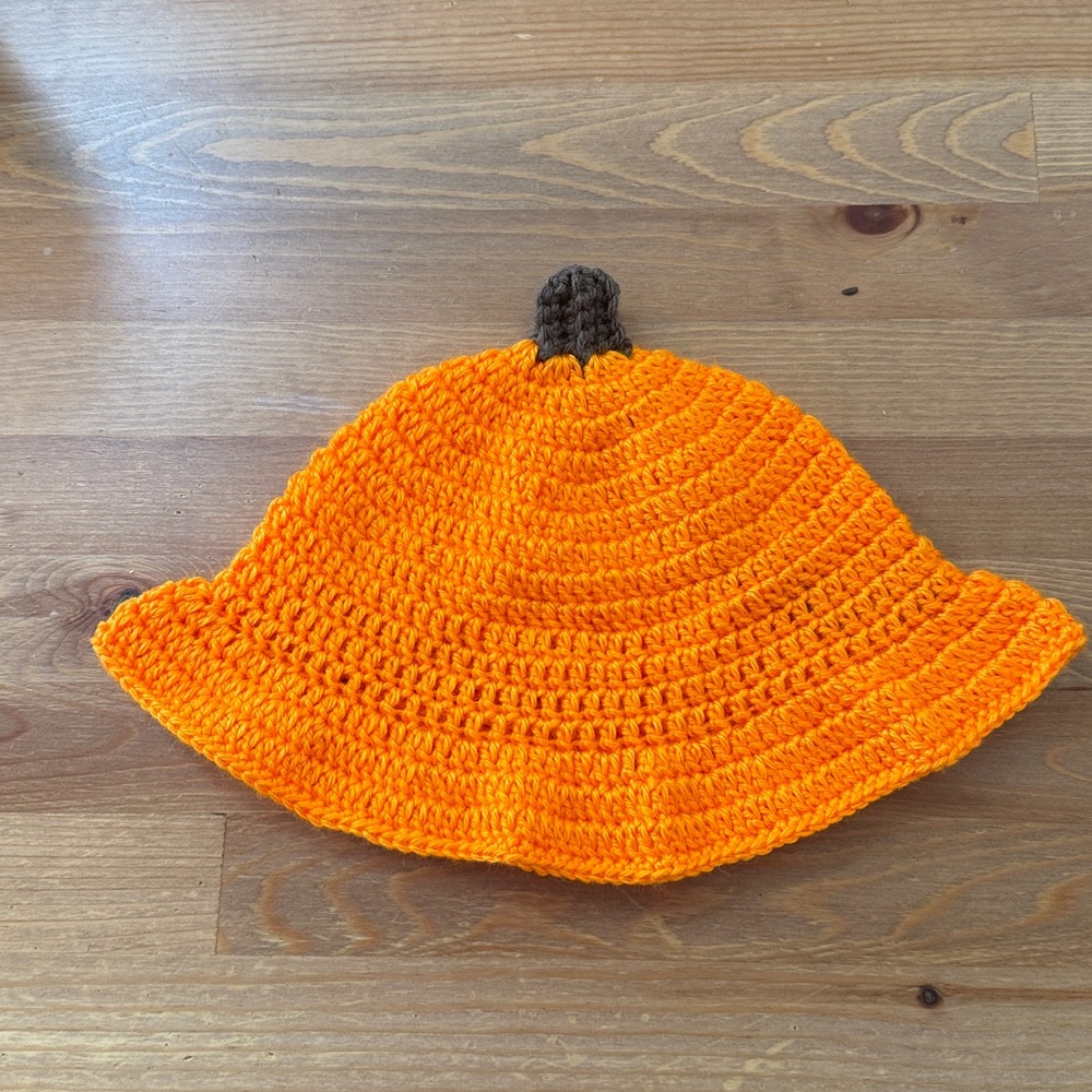 Handmade Orange Crochet Hat